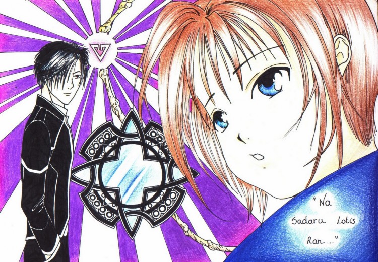 Fonds d'cran Art - Crayon Manga - Alice 19th alice et kyo