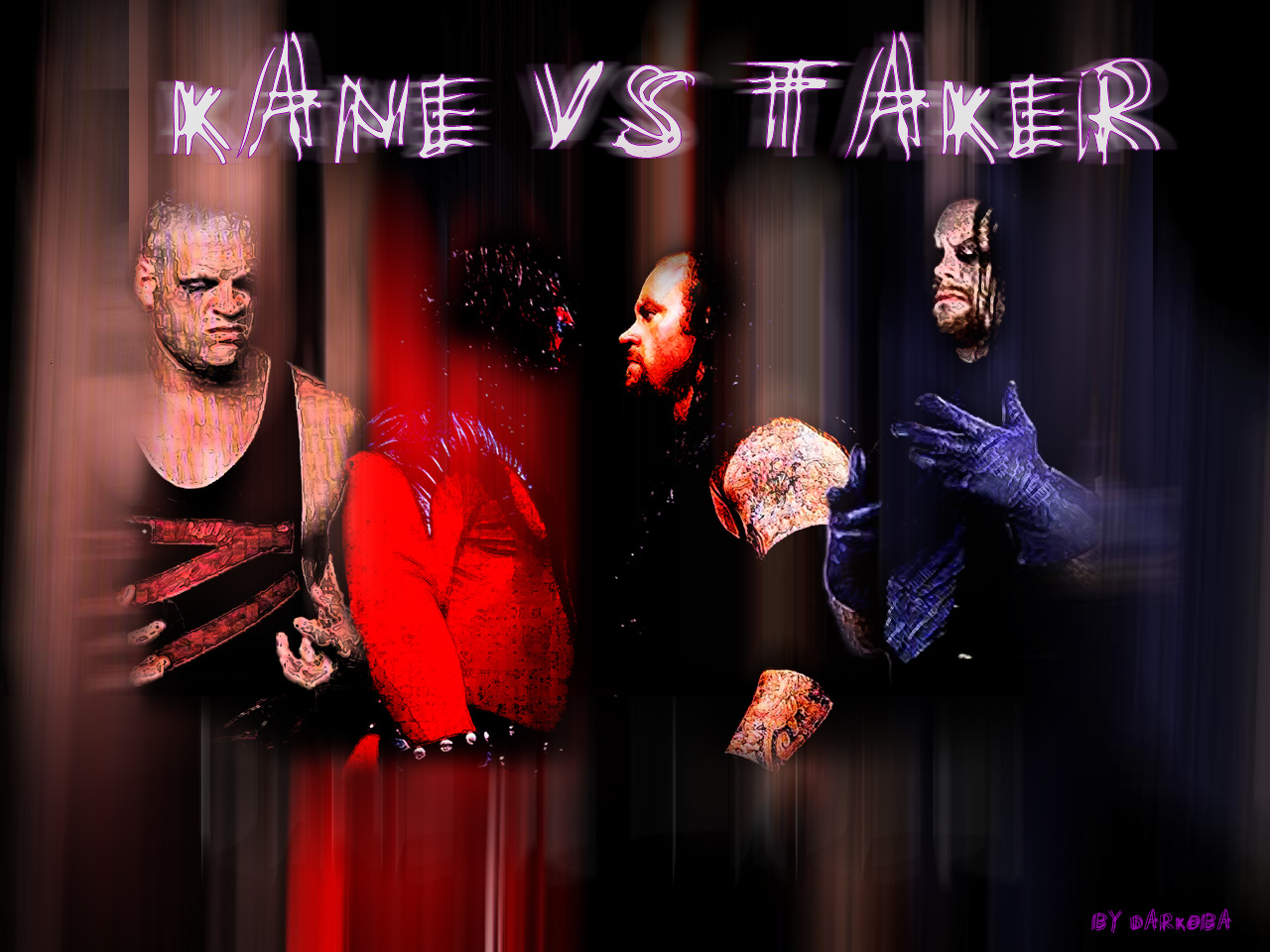 Fonds d'cran Sports - Loisirs Catch Kane vs The Undertaker..