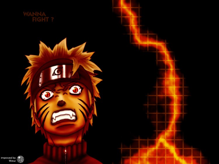 Fonds d'cran Manga Naruto Wanna fight ?