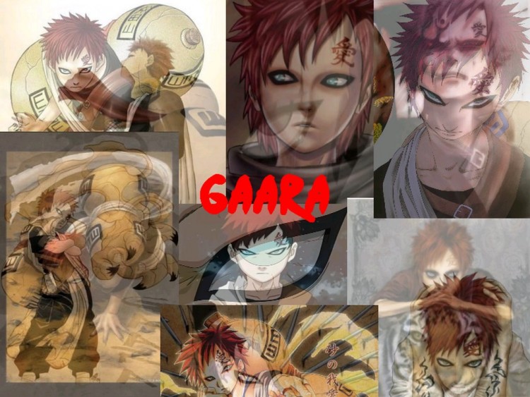 Fonds d'cran Manga Naruto mix of gaara