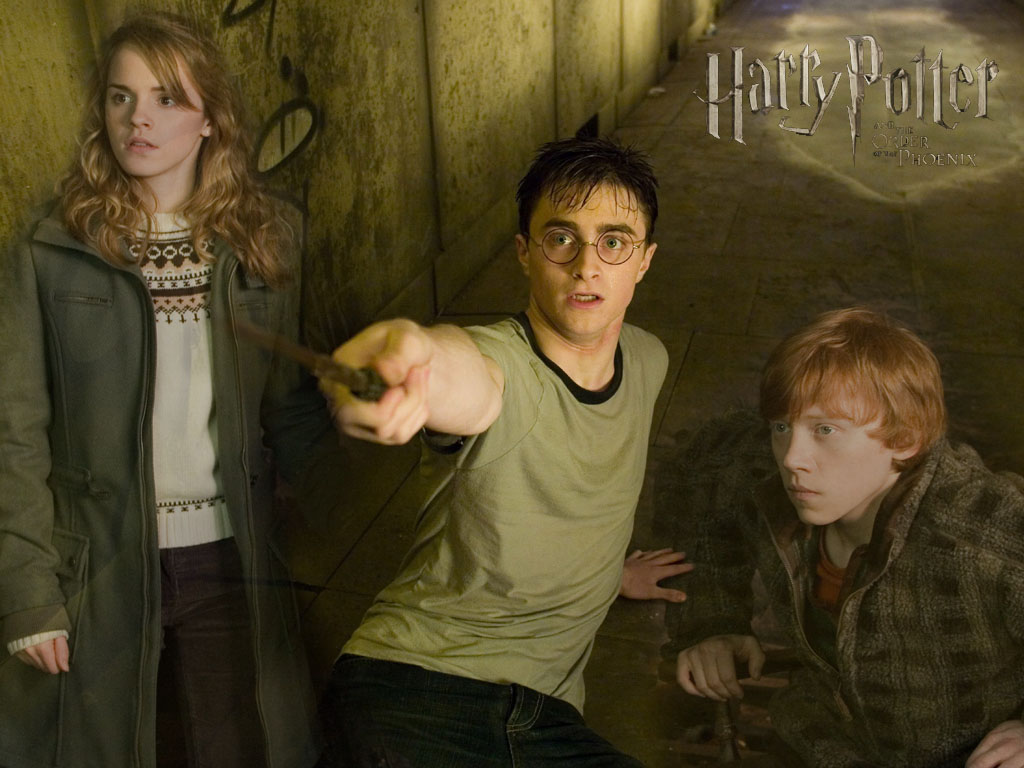 Wallpapers Movies Harry Potter and the Order of the Phoenix Hermione, Harry and Ron