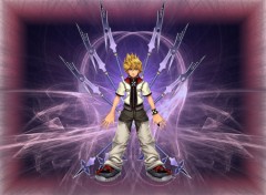 Fonds d'cran Jeux Vido roxas + lance de xaldin!