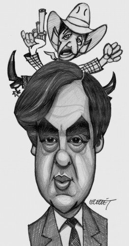 Wallpapers Art - Pencil Caricatures Franois Fillon