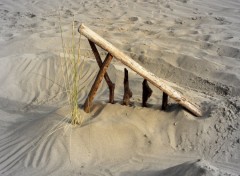 Fonds d'cran Nature travaux  la plage...