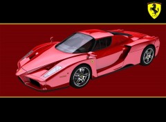 Fonds d'cran Voitures Ferrari Enzo fondo nero