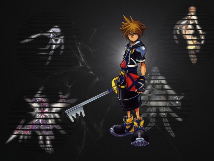 Fonds d'cran Jeux Vido Kingdom Hearts II sora + simili sur fond...