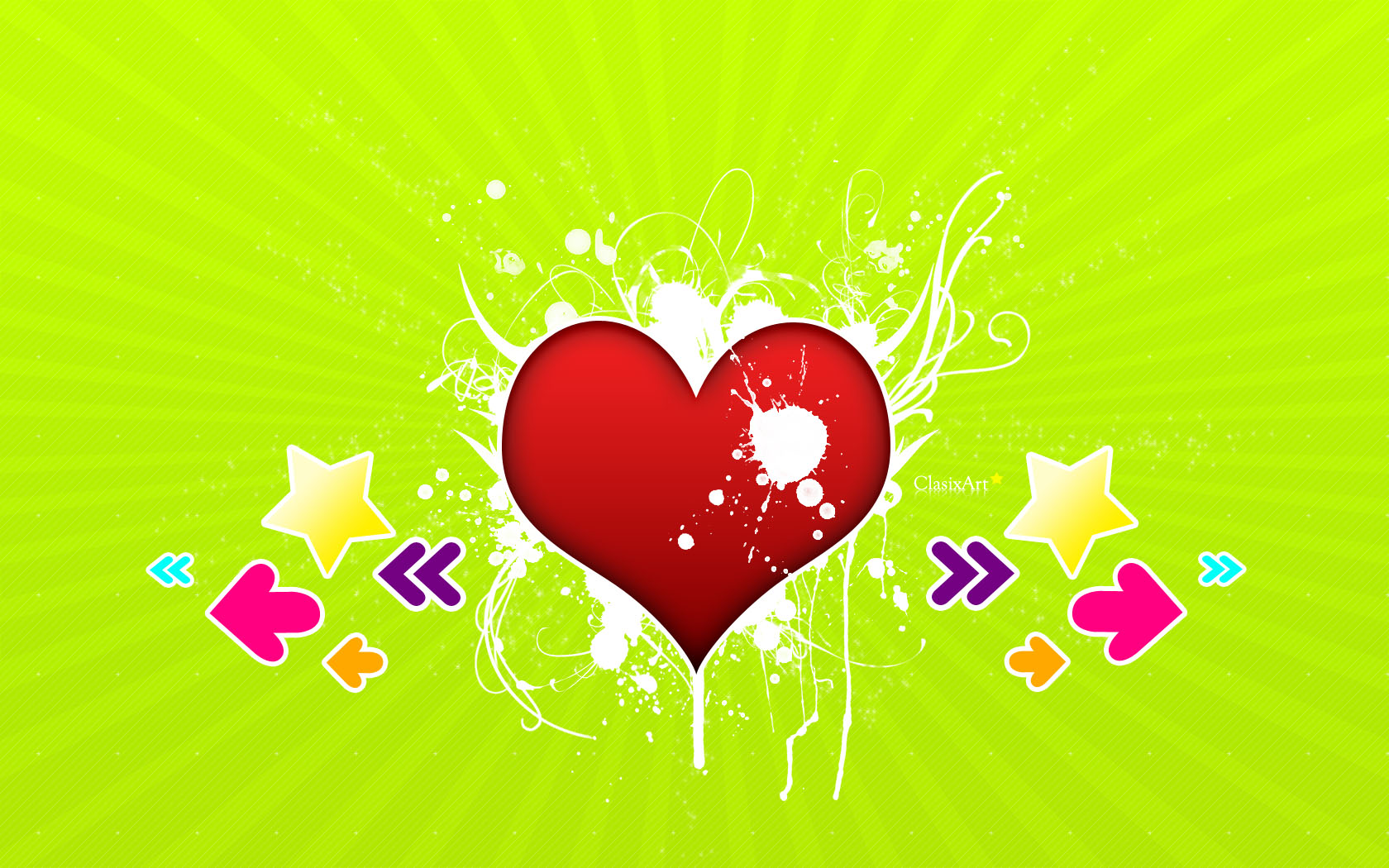 Wallpapers Digital Art Abstract Splash My Heart