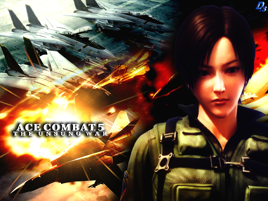 Fonds d'cran Jeux Vido Ace Combat 5 - Squadron Leader EDGE ~ > Kei NAGASE