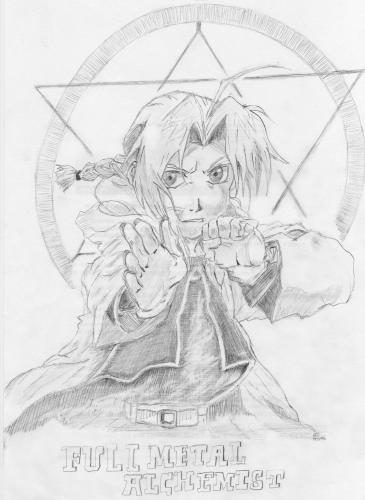 Wallpapers Art - Pencil Manga - Fullmetal Alchemist Ed