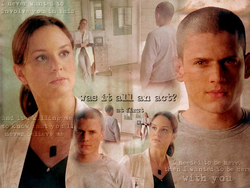 Wallpapers TV Soaps Prison Break Sara et Michael