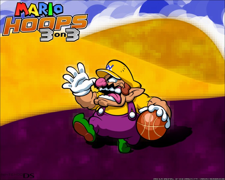 Wallpapers Video Games Mario Slam Basketball Wario.