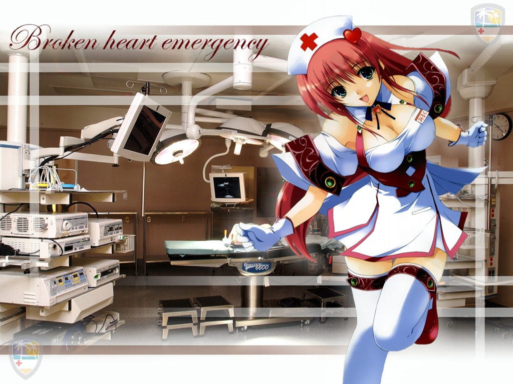 Fonds d'cran Manga Girl broken heart emergency