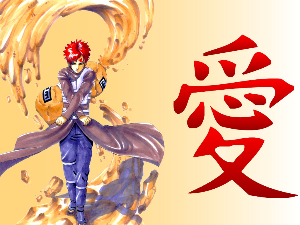 Wallpapers Manga Naruto Gaara du Dsert