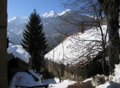 Fonds d'cran Nature Hautes Alpes, centre du village des Orres