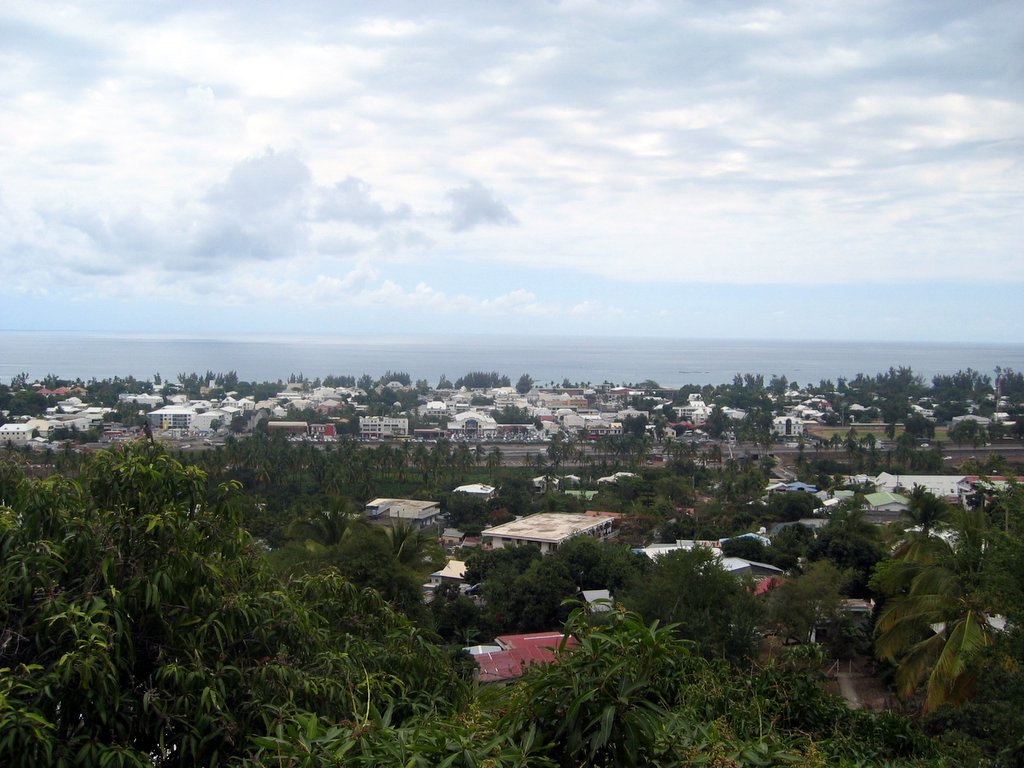 Fonds d'cran Voyages : Afrique La Runion vue de Saint Paul