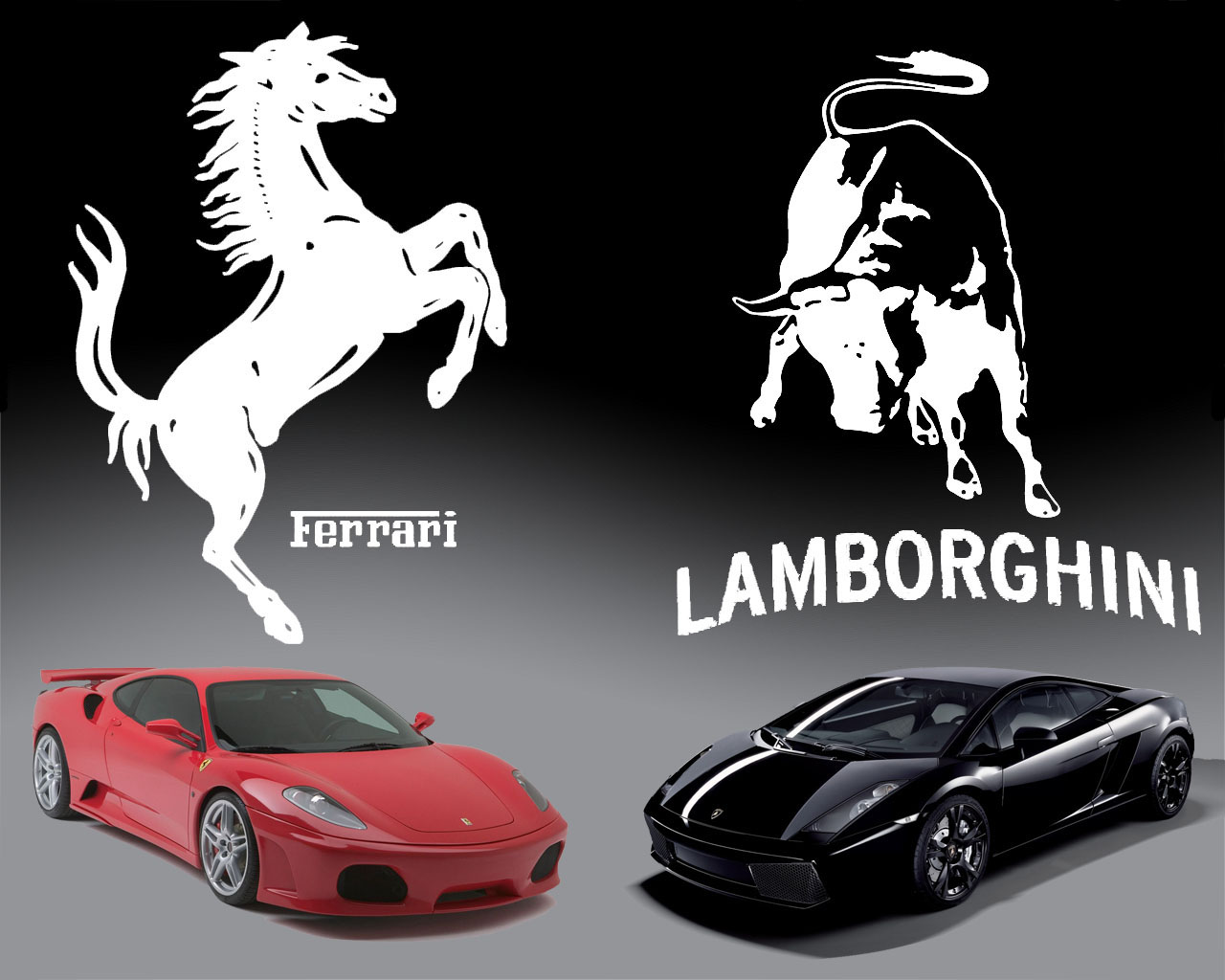 Wallpapers Cars Miscellaneous Ferrari vs Lamborghini