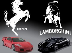 Fonds d'cran Voitures Ferrari vs Lamborghini