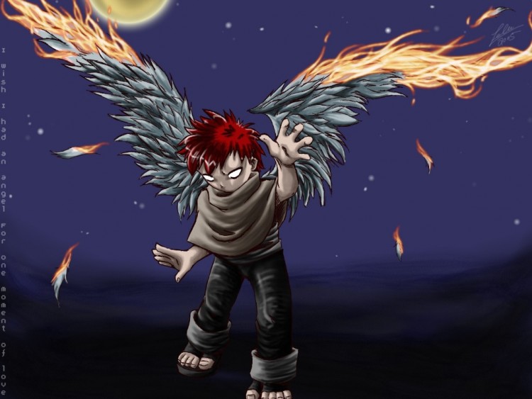 Fonds d'cran Manga Naruto Gaara Angel