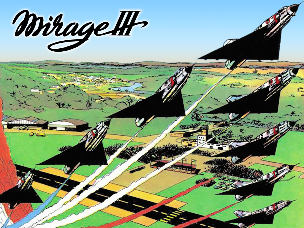 Fonds d'cran Comics et BDs Tanguy et Laverdure Mirage IIIC