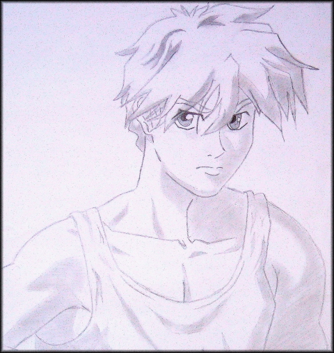 Fonds d'cran Art - Crayon Manga - Gundam Wing heero