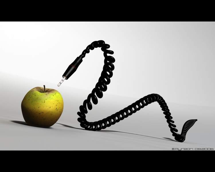 Wallpapers Digital Art 3D - Cinema 4D Jack et la Pomme