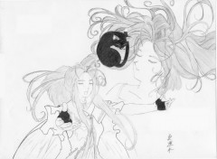 Wallpapers Art - Pencil Belldandy & welsper