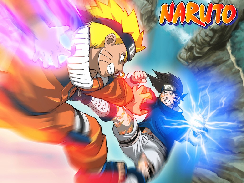 Wallpapers Manga Naruto Naruto VS Sasuke...