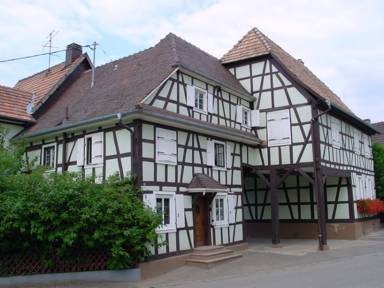 Fonds d'cran Constructions et architecture Maisons Colombages  Betschdorf (Bas-Rhin)