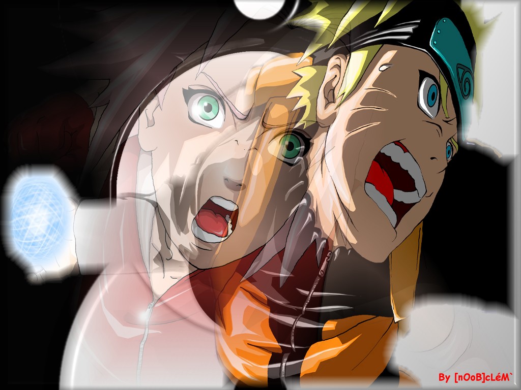 Fonds d'cran Manga Naruto naruto et sakura