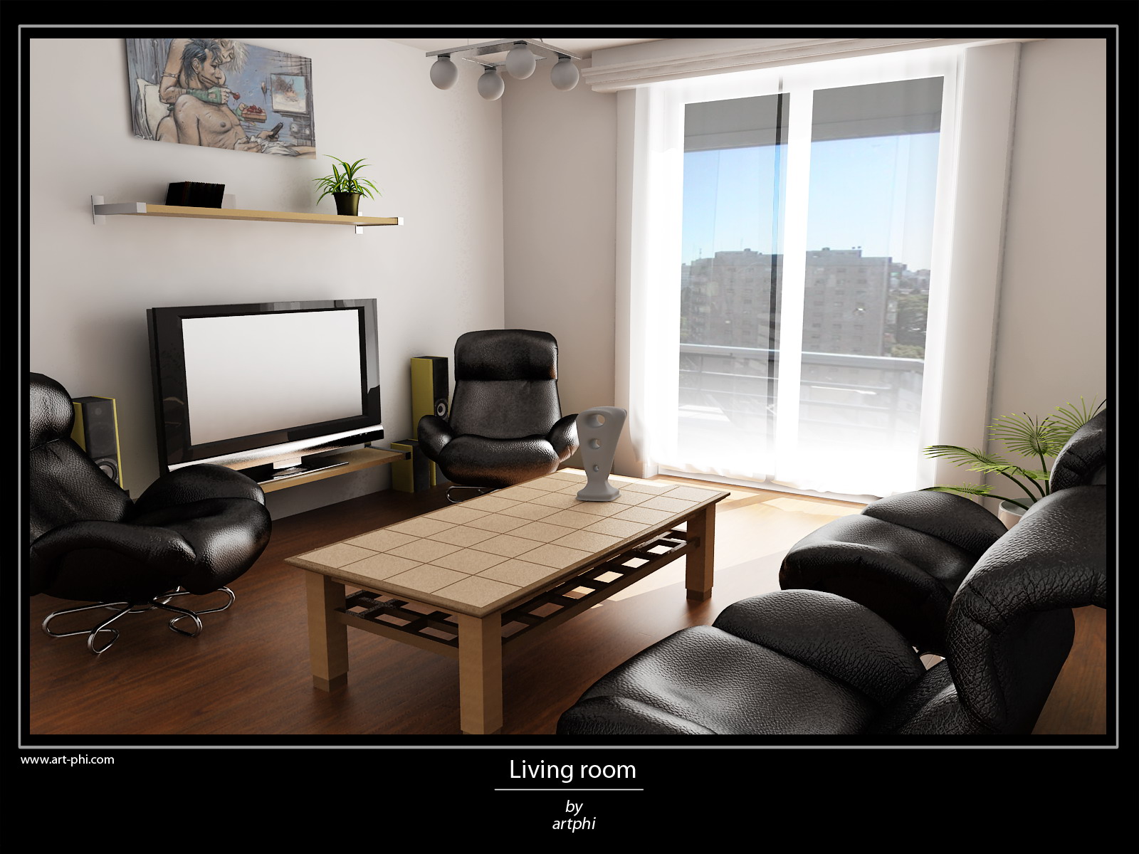 Fonds d'cran Art - Numrique 3D Linvingroom