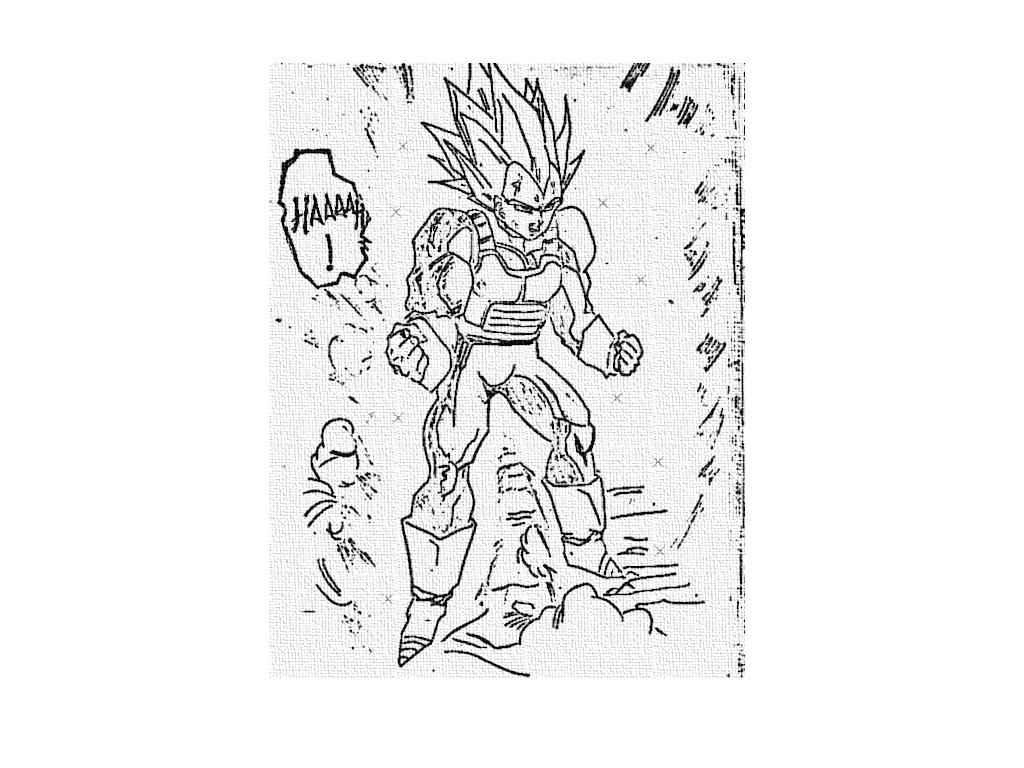 Wallpapers Art - Pencil Manga - Dragon Ball Z Au dela de mes limites