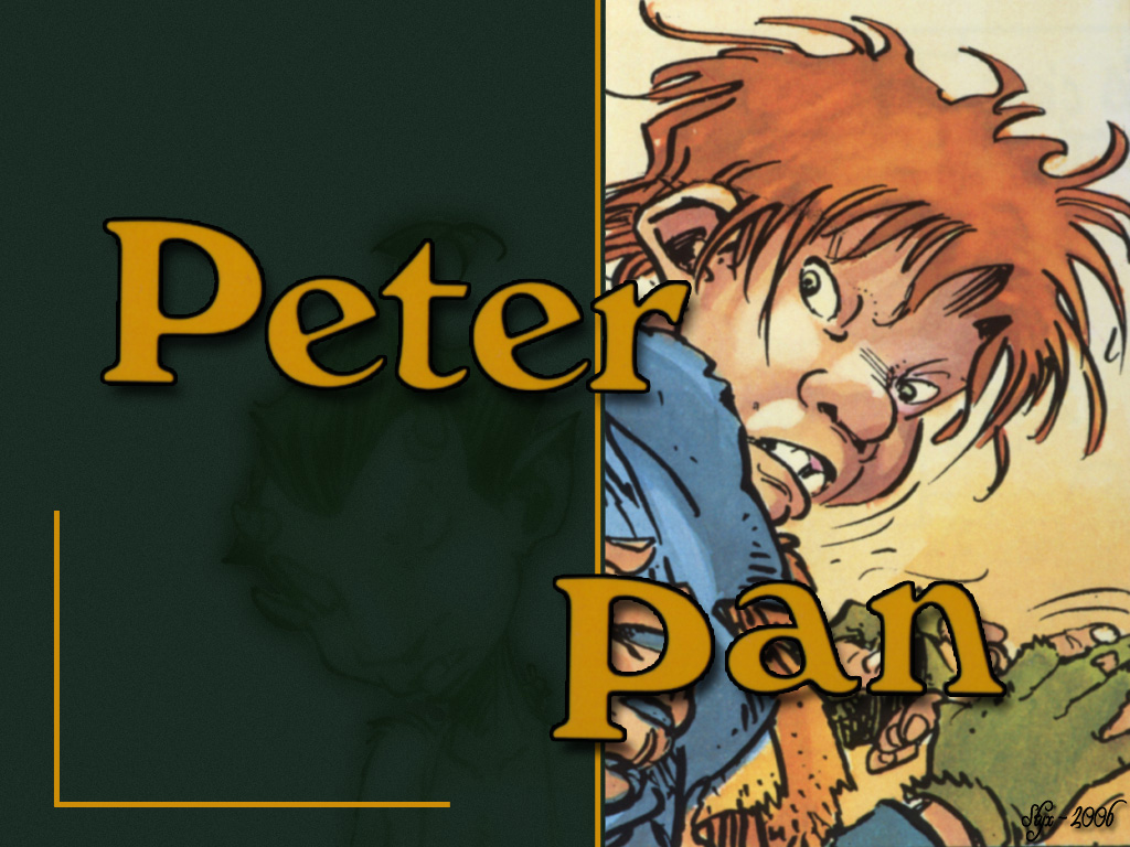 Fonds d'cran Art - Peinture BD Peter Pan