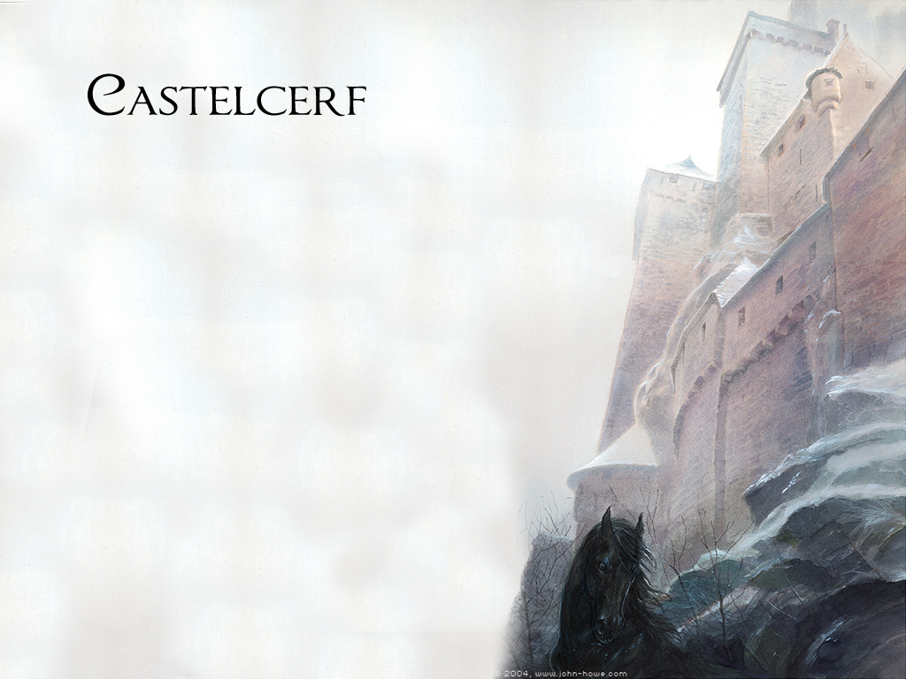 Wallpapers Fantasy and Science Fiction Castles Castelcerf par John Howe