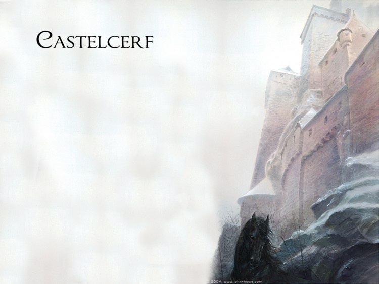 Wallpapers Fantasy and Science Fiction Castles Castelcerf par John Howe