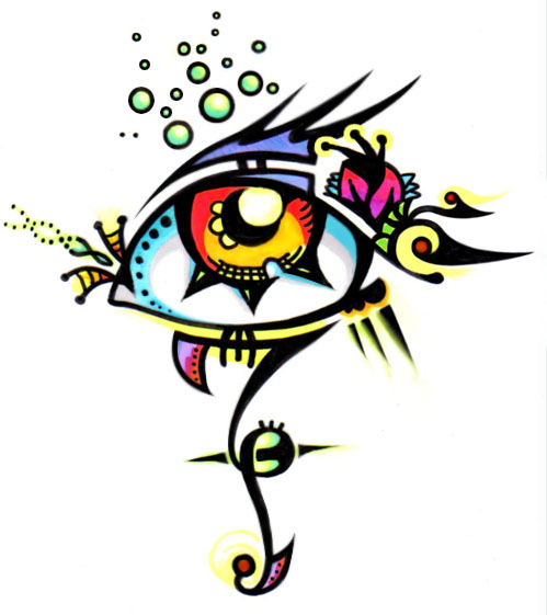 Wallpapers Art - Pencil Eyes l'imagination