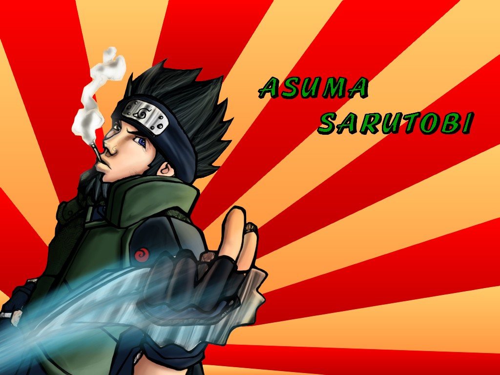 Fonds d'cran Manga Naruto Asuma