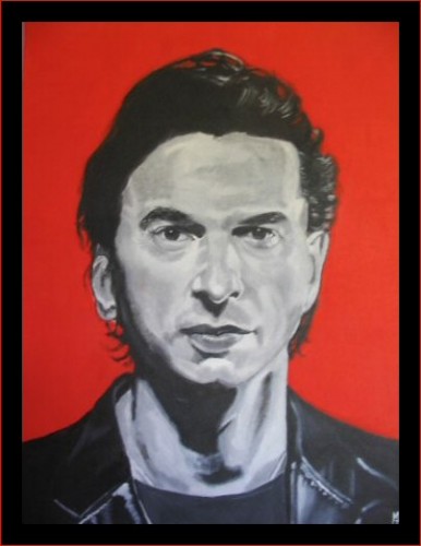 Wallpapers Art - Painting Portraits - Faces Dave GAHAN