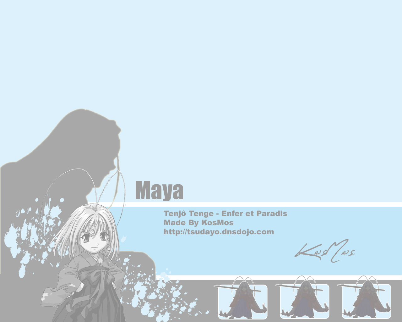 Wallpapers Manga Hell and Heaven - Tenjō Tenge Maya Petite