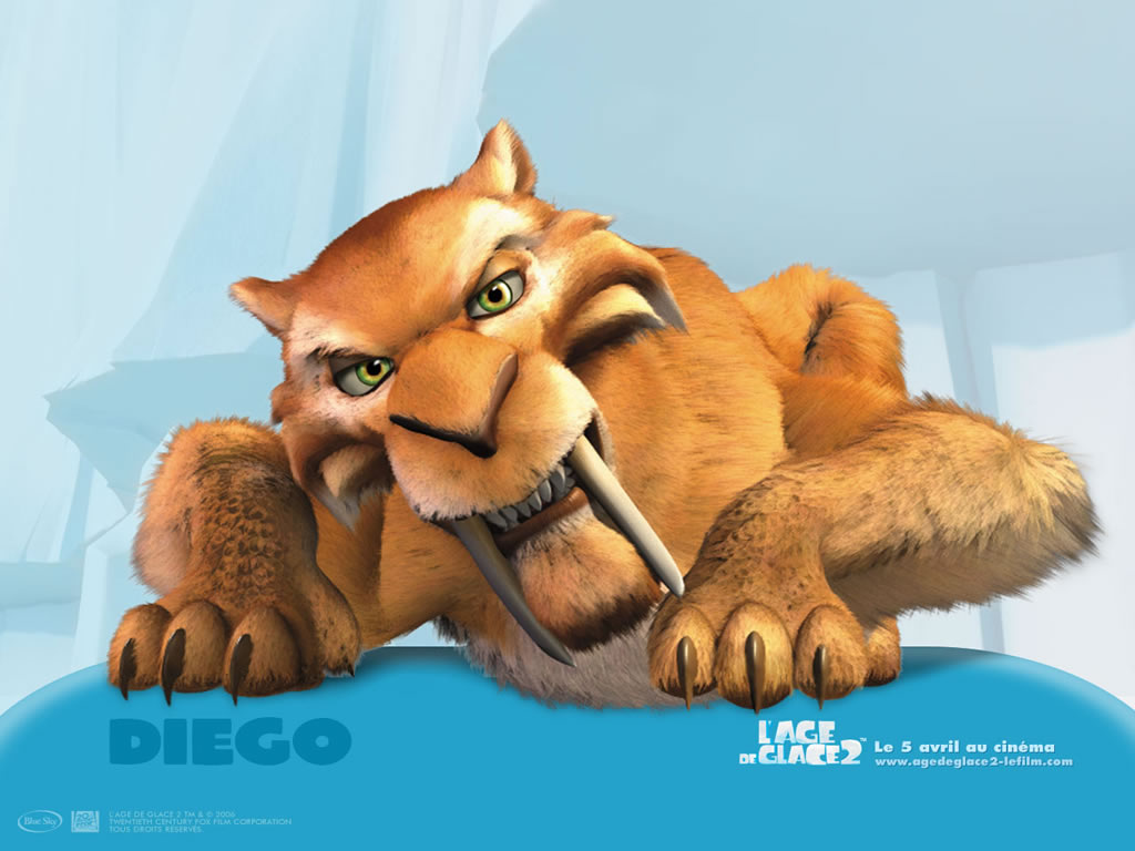 Wallpapers Cartoons Ice Age Diego