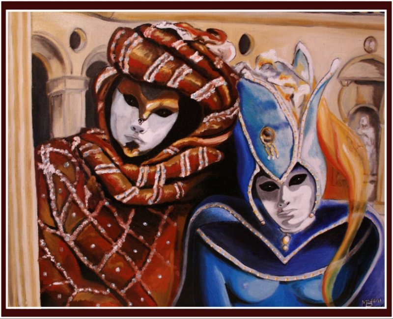 Fonds d'cran Art - Peinture Masques et carnaval Masque de carnaval