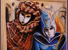 Fonds d'cran Art - Peinture Masque de carnaval