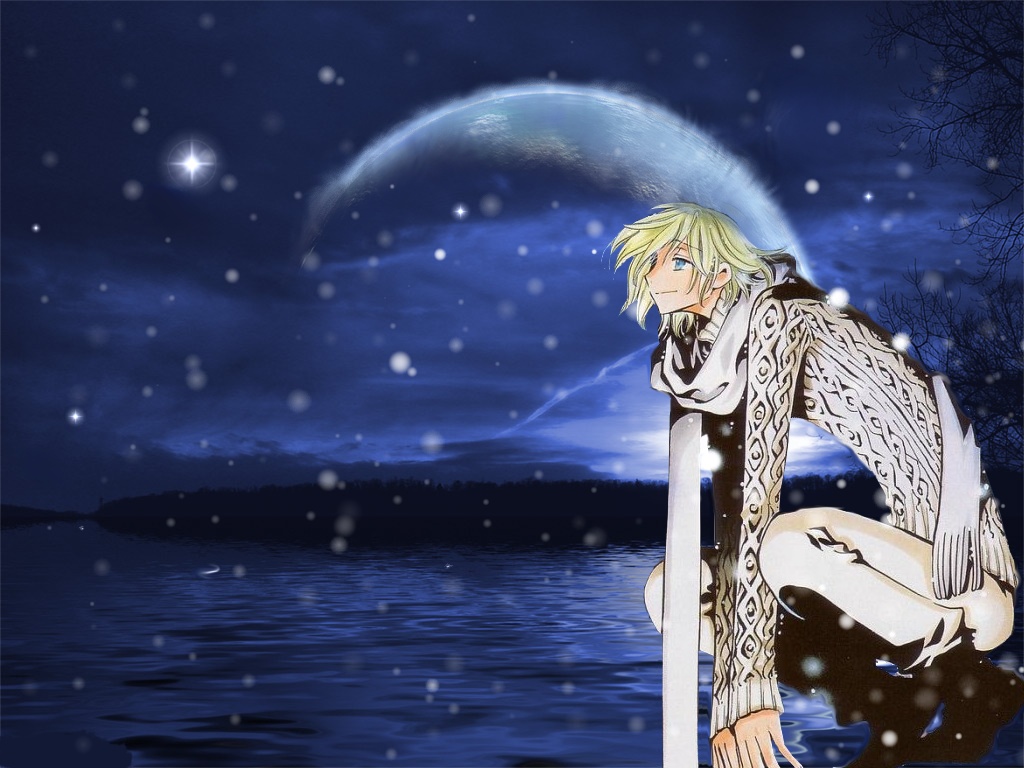 Fonds d'cran Manga Tsubasa Reservoir Chronicle la nuit