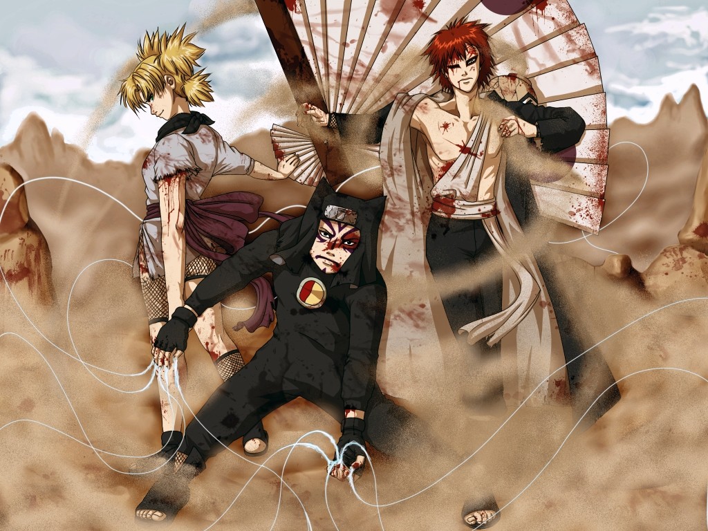 Wallpapers Manga Naruto Gaara Team