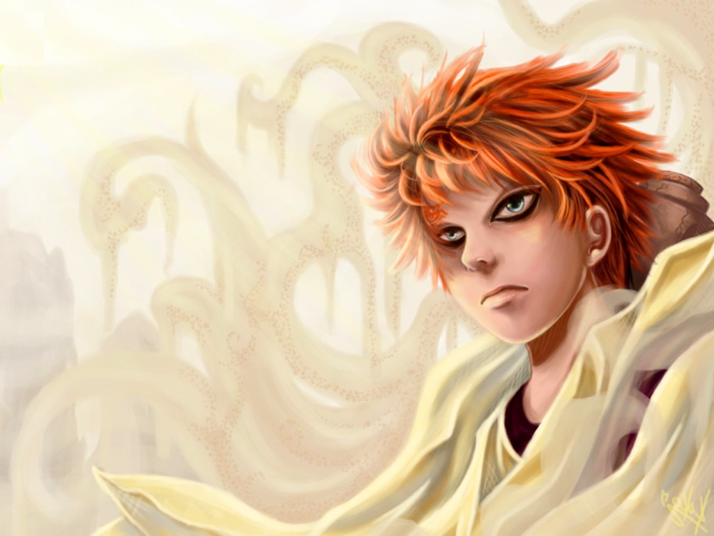 Fonds d'cran Manga Naruto Gaara du Dsert