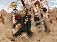 Fonds d'cran Manga Gaara Team