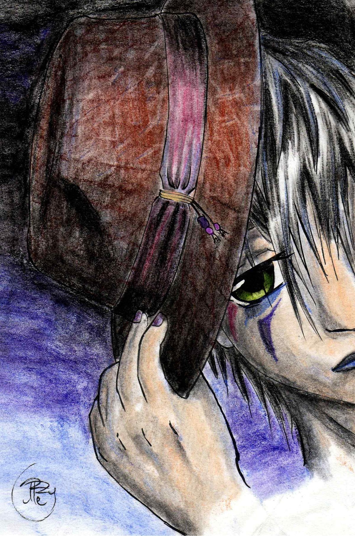 Fonds d'cran Art - Crayon Manga - Personnages 