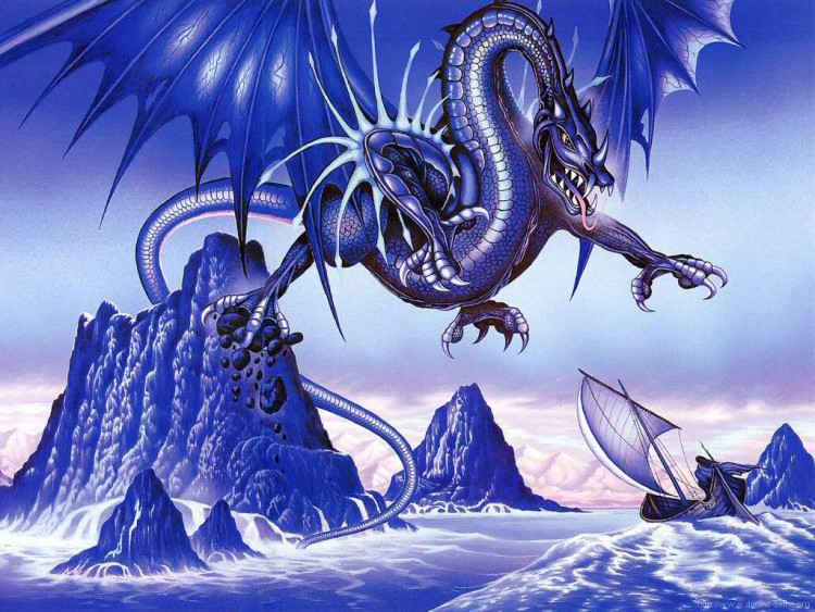 Fonds d'cran Fantasy et Science Fiction Cratures : Dragons Wallpaper N158044