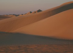 Fonds d'cran Nature Dunes au coucher du soleil