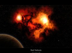 Fonds d'cran Art - Numrique Red Nebula