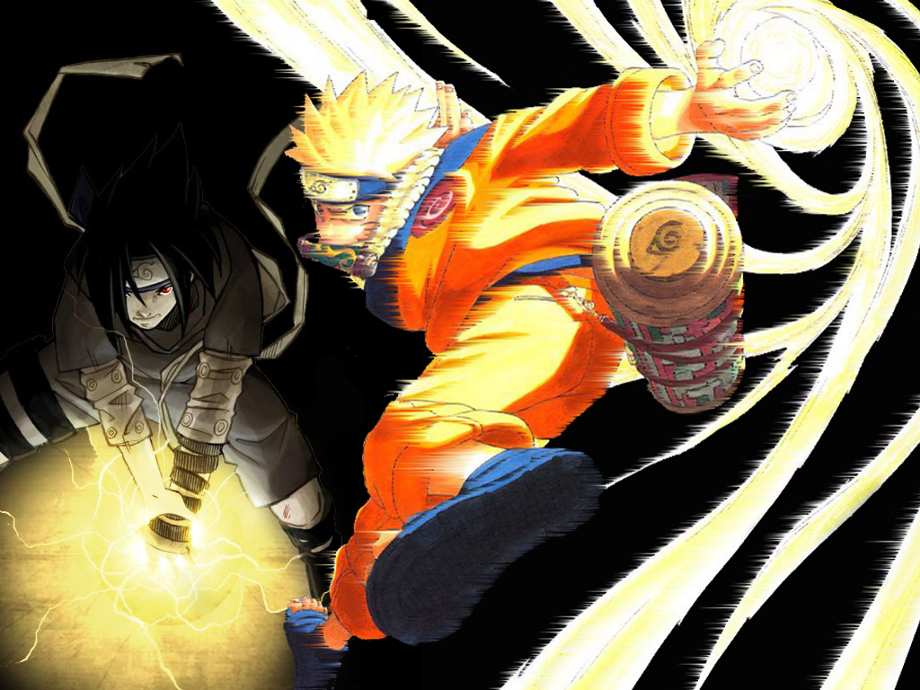 Wallpapers Manga Naruto rasengan vs chidori